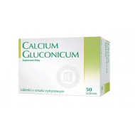 Calcium gluconicum таблетки зі смаком лимона, 50 шт
