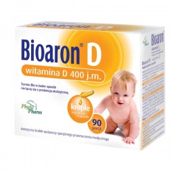 Bioaron D, 400 МО, краплі з вітаміном D для немовлят, 90 шт