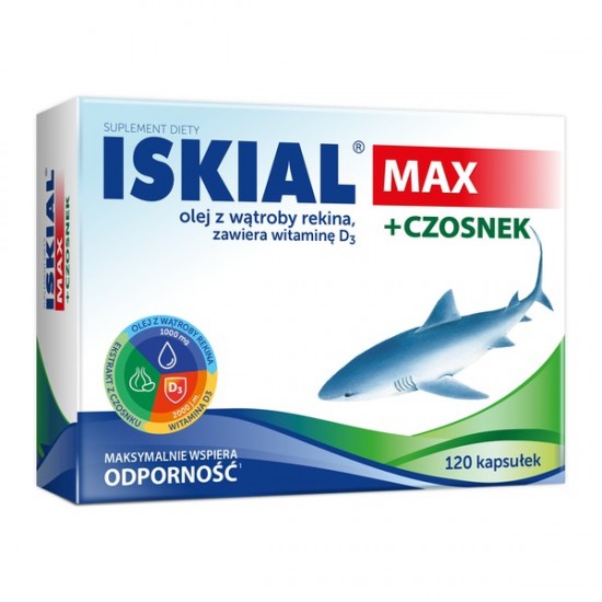 Iskial MAX + Часник, капсули, 120 шт.
