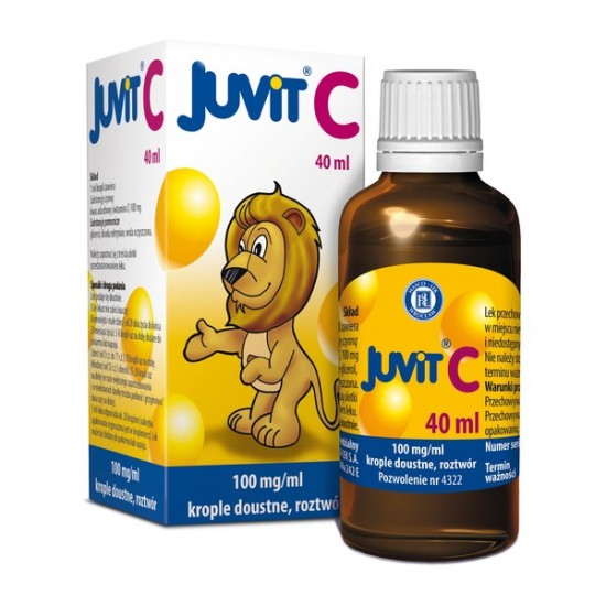 Juvit C, 100 мг / мл, пероральні краплі, 40 мл