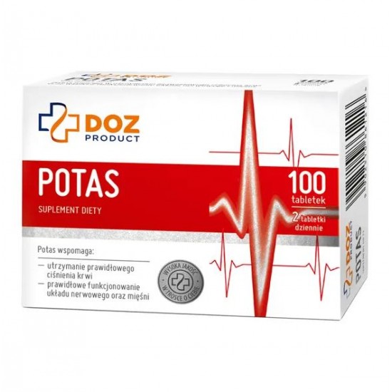DOZ PRODUCT  Калій, таблетки, вкриті оболонкою, 100 шт