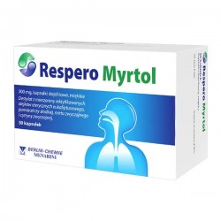 Respero Myrtol, 300 mg,капсули м’які гастрорезистентні, 50 шт.
