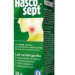 Hascosept, 1,5 мг / г, оральний спрей, 30 г