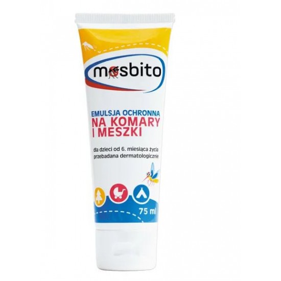 Mosbito, захисна емульсія, від комарів і мошок, 75 мл