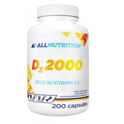 Allnutrition D3 2000, капсули, 200 шт.