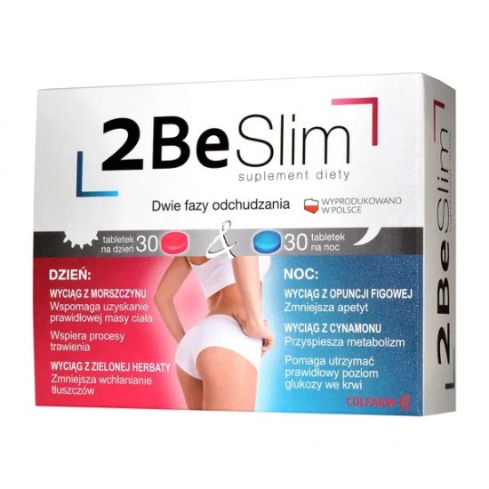 2Be Slim, 30 таблеток на день + 30 таблеток на ніч