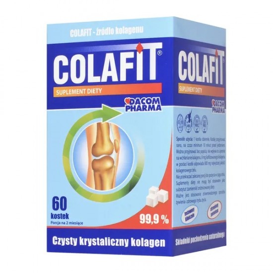 Colafit, кубики ліофілізованого колагену, 60 шт.