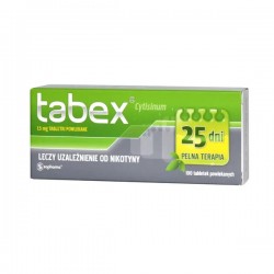 Tabex (Табекс), 1,5 мг, таблетки, вкриті оболонкою, 100 шт.