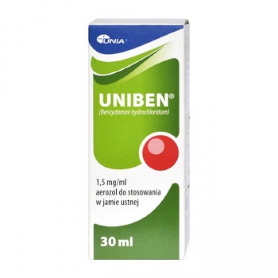 Uniben, 1,5 мг/мл, оральний спрей, 30 мл