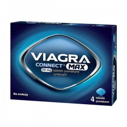 Viagra (Віагра) Connect Max, 50 ​​мг, таблетки, вкриті оболонкою, 4 шт.