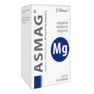 Asmag, 20 мг іонів магнію, таблетки по 50 шт