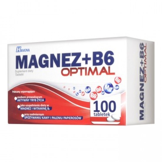 Магній + Б6 Optimal, таблетки, 100 шт