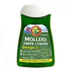 Mollers Forte з риб'ячим жиром капсули, 112 шт