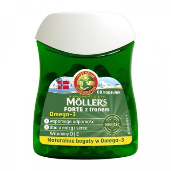 Mollers Forte з риб'ячим жиром, капсули, 60 шт