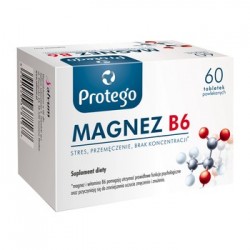 Protego Магній B6, таблетки, вкриті оболонкою, 60 шт