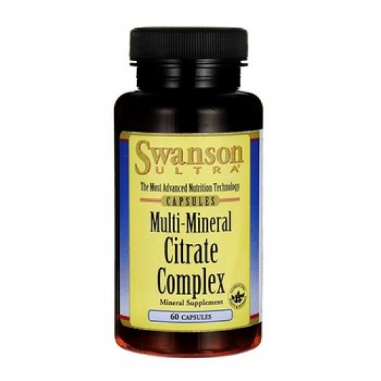 Swanson Multi Mineral цитратний комплекс, капсули, 60 шт