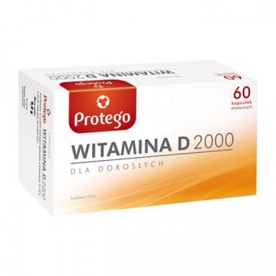 Вітамін Д 2000, м'які капсули, 60 шт. (Protego)